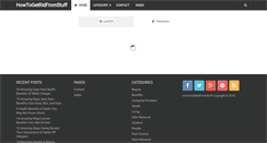 Desktop Screenshot of howtogetridfromstuff.com