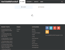 Tablet Screenshot of howtogetridfromstuff.com